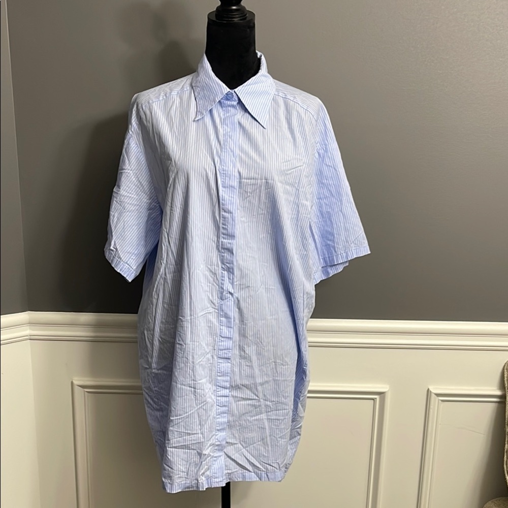 MNG Striped Shirt Dress